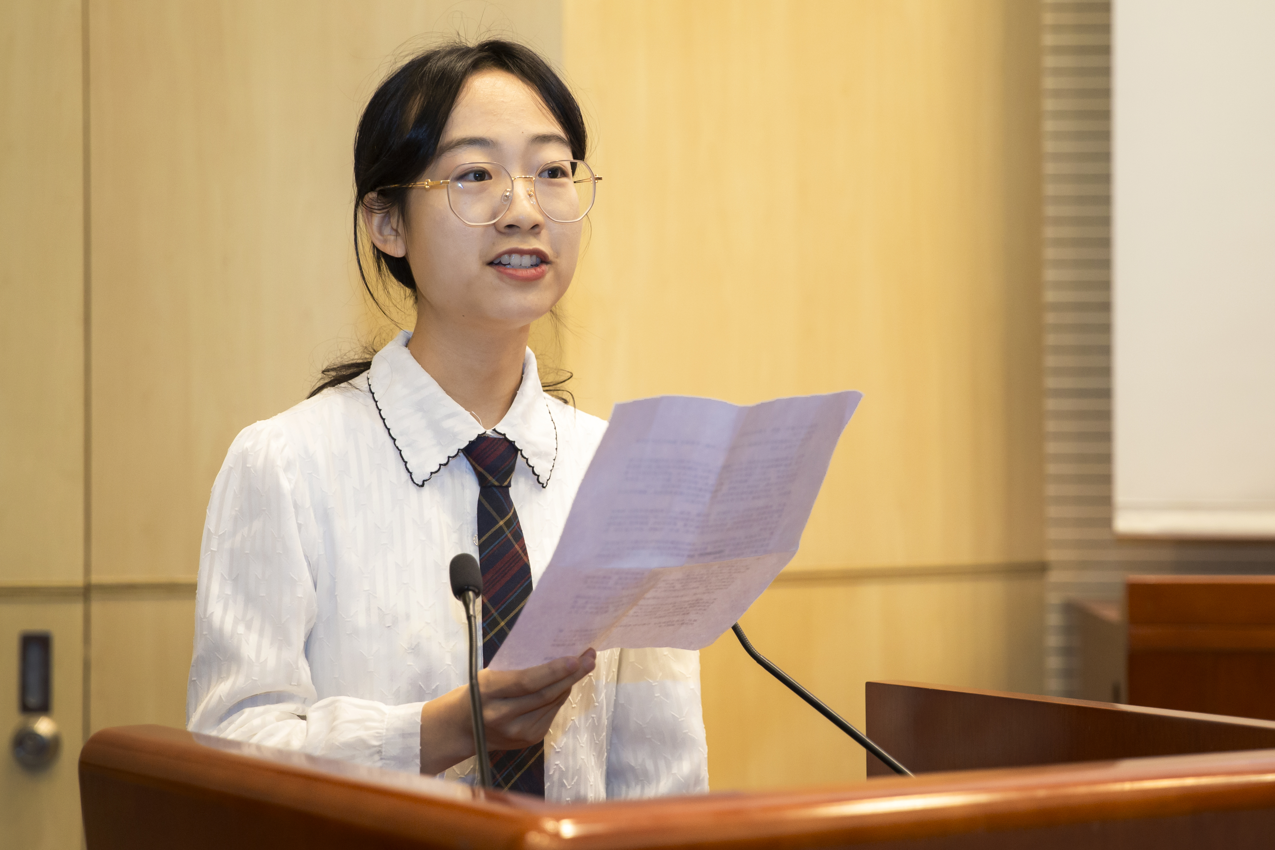 Opening Ceremony Student Speech